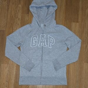 GAP Heather Gray Hoodie with Logo